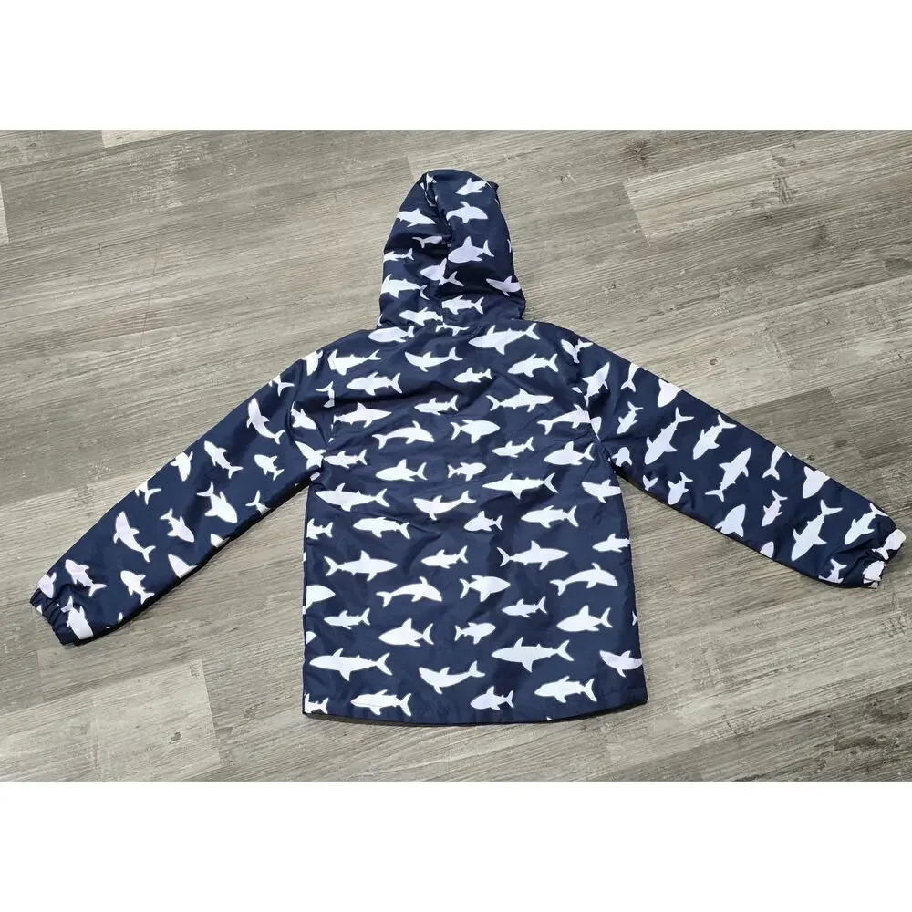 Carter's Shark Print Windbreaker Rain Jacket